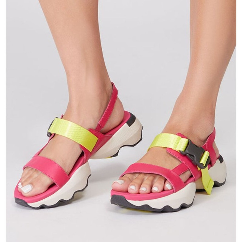 Sorel Women's Sandals in Pink and Yellow